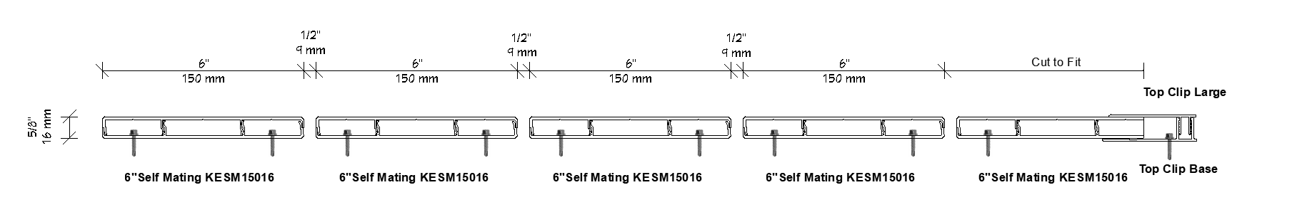 Self Mating Decking Assembly